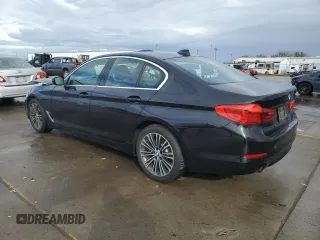 2019 BMW 5 Series 530i with VIN WBAJA5C55KWW07708, listed as a Copart auction lot 45111275 with 42,363 mi miles and Salvage Title. Bid and sale history available at carsss.com. Image 2.