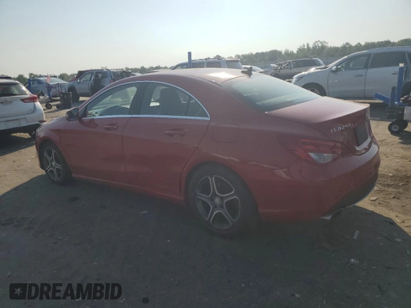 2014 Mercedes-Benz CLA 250 with VIN WDDSJ4EB3EN119961, listed as a Copart auction lot 61975675 with 116,309 mi miles and Salvage title. Bid and sale history available at DreamBid. Image 2.