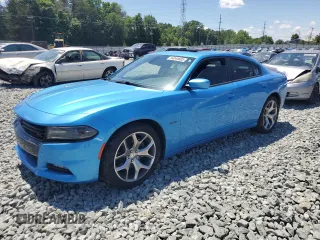 2015 Dodge Charger RT z VIN 2C3CDXCT5FH858203, wystawiony jako Copart lot #54044605 z przebiegiem 50 447 mil mil oraz Szkoda całkowita • Salvage title. Historia ofert i sprzedaży dostępna na DreamBid. Obrazek 1.