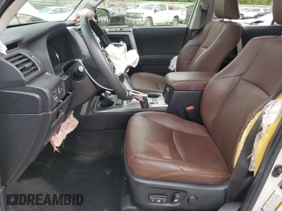2020 Toyota 4Runner SR5 with VIN JTEBU5JR1L5802227, listed as a Copart auction lot 58962915 with 72,553 mi miles and Salvage title. Bid and sale history available at DreamBid. Image 7.