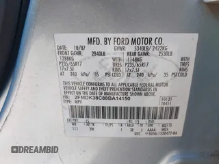 2008 Ford Edge SEL z VIN 2FMDK38C88BA14150, wystawiony jako IAAI lot #42139804 z przebiegiem 167 834 mil mil oraz . Historia ofert i sprzedaży dostępna na DreamBid. Obrazek 9.
