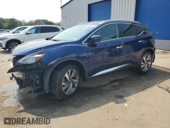 2019 Nissan Murano Platinum z VIN 5N1AZ2MS7KN154871, wystawiony jako Copart lot #60283125 z przebiegiem 112 081 mil mil oraz Szkoda całkowita • Salvage title. Historia ofert i sprzedaży dostępna na DreamBid. Obrazek 1.