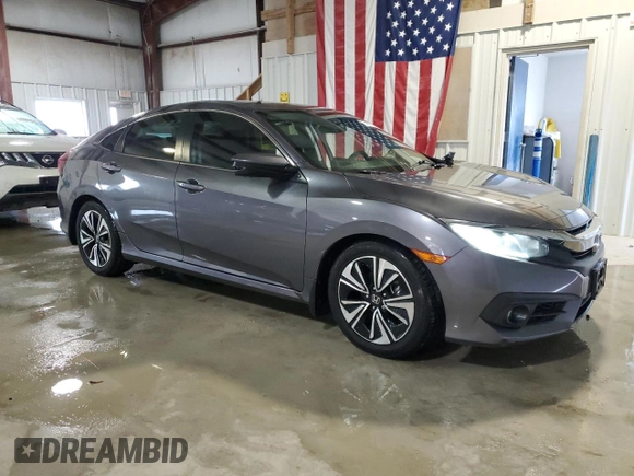 2017 Honda Civic EX-T with VIN 19XFC1E33HE002225, listed as a Copart auction lot 79443224 with 138,738 mi miles and Salvage Title. Bid and sale history available at DreamBid. Image 4.