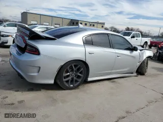 2020 Dodge Charger Scat Pack Widebody with VIN 2C3CDXGJ6LH175883, listed as a Copart auction lot 43431835 with 27,030 mi miles and Salvage Title. Bid and sale history available at carsss.com. Image 3.