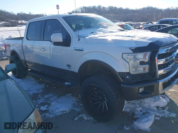 2016 Ford F-150 XLT with VIN 1FTEW1EG5GFC35498, listed as a IAAI auction lot 41309782 with 172,862 mi miles. Bid and sale history available at carsss.com. Image 1.