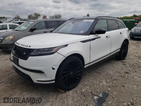2019 Land Rover Range Rover Velar S with VIN SALYB2EX5KA784275, listed as a Copart auction lot 54759415 with 90,851 mi miles and Salvage title. Bid and sale history available at DreamBid. Image 1.