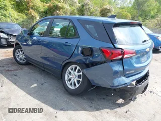 2024 Chevrolet Equinox LS with VIN 3GNAXHEG9RL361156, listed as a IAAI auction lot 42031918 with 10,957 mi miles and . Bid and sale history available at DreamBid. Image 3.