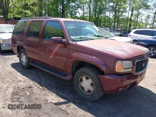 2000 Cadillac Escalade z VIN 1GYEK13R4YR124211, wystawiony jako IAAI lot #42123109 z przebiegiem 183 728 mil mil oraz . Historia ofert i sprzedaży dostępna na DreamBid. Obrazek 1.