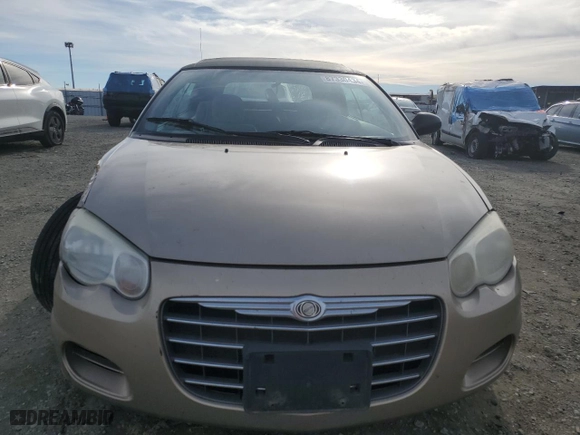 2004 Chrysler Sebring LX with VIN 1C3EL45X84N380308, listed as a Copart auction lot 87330434 with 81,169 mi miles and Salvage Title. Bid and sale history available at carsss.com. Image 5.