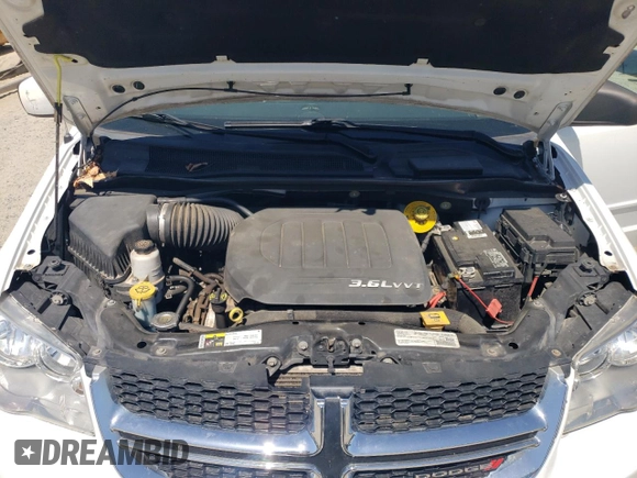 2017 Dodge Grand Caravan SXT with VIN 2C4RDGCG5HR858871, listed as a Copart auction lot 54545545 with Not Provided miles and Salvage Title. Bid and sale history available at DreamBid. Image 12.