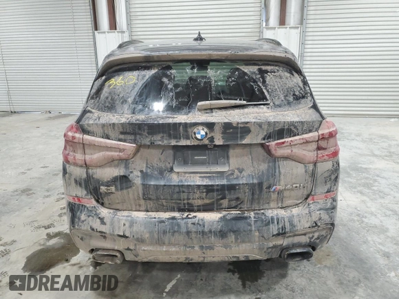 2020 BMW X3 M40i with VIN 5UXTY9C02L9D23795, listed as a Copart auction lot 42096505 with 55,231 mi miles and Salvage Title. Bid and sale history available at DreamBid. Image 6.