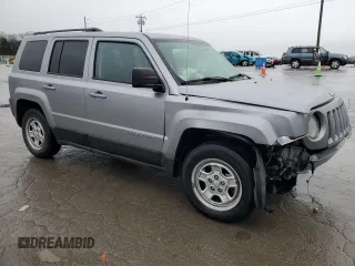 2017 Jeep Patriot Sport SE with VIN 1C4NJPBA4HD211370, listed as a Copart auction lot 45222815 with 50,931 mi miles and Salvage Title. Bid and sale history available at carsss.com. Image 4.