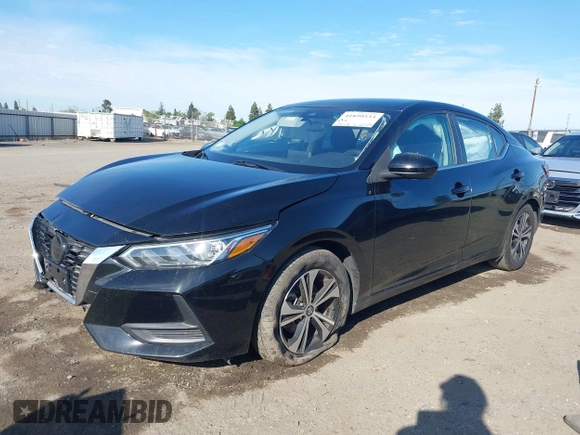2021 Nissan Sentra SV with VIN 3N1AB8CV6MY221587, listed as a IAAI auction lot 41899533 with 55,317 mi miles and . Bid and sale history available at DreamBid. Image 14.