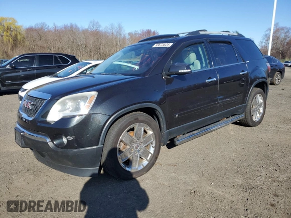 2010 GMC Acadia SLT2 with VIN 1GKLVNED2AJ121796, listed as a Copart auction lot 53673825 with 188,101 mi miles and Clean Title. Bid and sale history available at carsss.com. Image 1.
