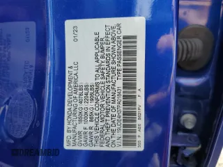 2023 Acura Integra w/A-Spec Package with VIN 19UDE4H37PA018431, listed as a Copart auction lot 49478415 with 15,168 mi miles and Salvage Title. Bid and sale history available at DreamBid. Image 14.