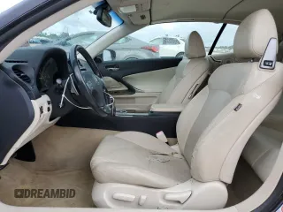 2010 Lexus IS 250 C with VIN JTHFF2C22A2502479, listed as a Copart auction lot 63217475 with 124,240 mi miles and Salvage title. Bid and sale history available at DreamBid. Image 7.