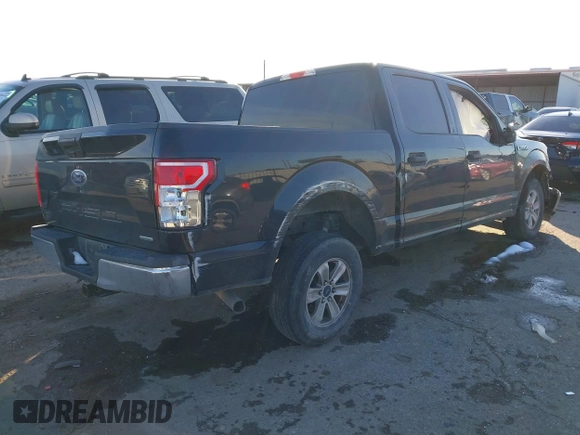 2019 Ford F-150 XL with VIN 1FTEW1C40KKC52685, listed as a IAAI auction lot 41380536 with 117,655 mi miles and . Bid and sale history available at DreamBid. Image 4.