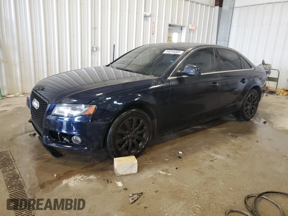 2009 Audi A4 2.0T Prem Plus with VIN WAUSF78K49N037569, listed as a Copart auction lot 44010005 with 169,591 mi miles and Clean Title. Bid and sale history available at carsss.com. Image 1.