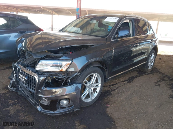 2015 Audi Q5 Premium with VIN WA1CFAFP1FA136866, listed as a IAAI auction lot 41677637 with 1 mi miles. Bid and sale history available at carsss.com. Image 17.
