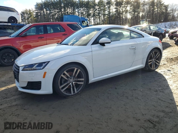 2016 Audi TT 2.0T z VIN TRUC5AFV9G1028218, wystawiony jako Copart lot #43619585 z przebiegiem 68 317 mil mil oraz Szkody całkowita. Historia ofert i sprzedaży dostępna na DreamBid. Obrazek 1.