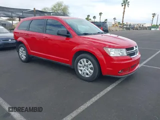 2013 Dodge Journey SE z VIN 3C4PDCAB7DT729478, wystawiony jako IAAI lot #42073603 z przebiegiem 167 894 mil mil oraz . Historia ofert i sprzedaży dostępna na DreamBid. Obrazek 1.