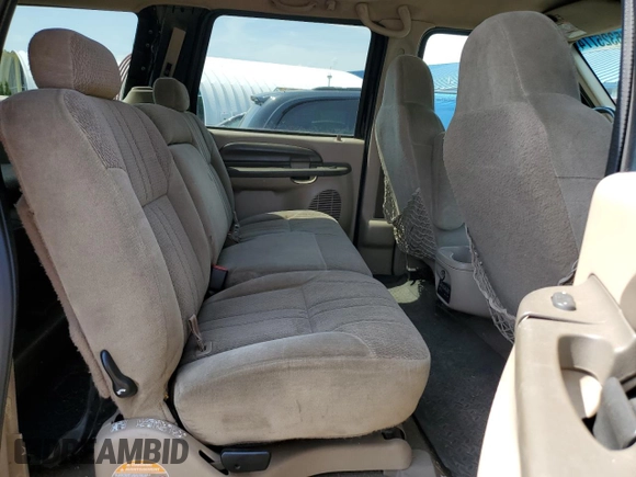 2000 Ford Excursion XLT с VIN 1FMNU41S3YEB85849, выставлен на аукционе Copart как лот 50221845 с пробегом 196 484 миль миль и На запчасти • Non repairable. История ставок и продаж доступна на DreamBid. Изображение 11.
