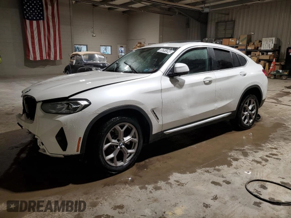 2022 BMW X4 xDrive30i z VIN 5UX33DT05N9J34723, wystawiony jako Copart lot #85291284 z przebiegiem 22 894 mil mil oraz Czysty tytuł • Clean title. Historia ofert i sprzedaży dostępna na DreamBid. Obrazek 1.