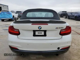 2016 BMW 2 Series M235i with VIN WBA1M1C59GV393903, listed as a Copart auction lot 78515724 with 0 mi miles and Salvage Title. Bid and sale history available at carsss.com. Image 6.