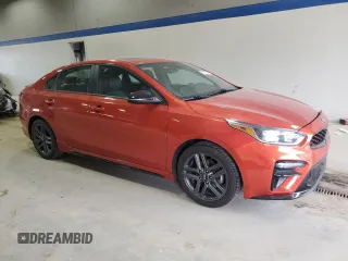 2021 Kia Forte GT-Line with VIN 3KPF34AD9ME281237, listed as a Copart auction lot 49292395 with 77,580 mi miles and Salvage Title. Bid and sale history available at carsss.com. Image 4.