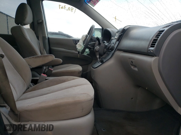 2012 Kia Sedona LX with VIN KNDMG4C78C6447514, listed as a Copart auction lot 46035374 with 180,367 mi miles and Clean Title. Bid and sale history available at carsss.com. Image 5.