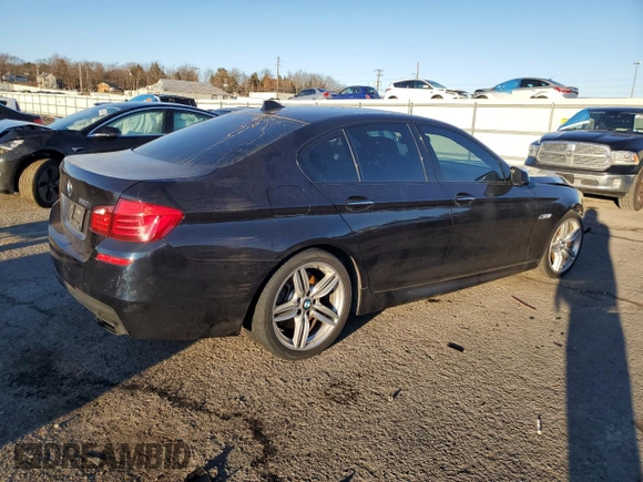 2013 BMW 5 Series 550i with VIN WBAFR9C5XDD226635, listed as a Copart auction lot 43768455 with 72,317 mi miles and Salvage Title. Bid and sale history available at DreamBid. Image 3.