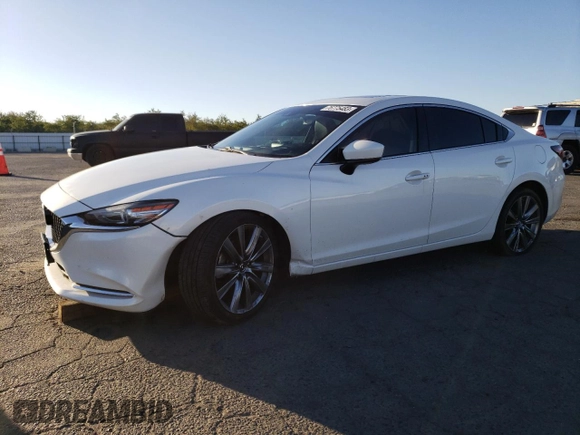 2019 Mazda 6 Grand Touring Reserve with VIN JM1GL1WY2K1508914, listed as a Copart auction lot 76775483 with 46,975 mi miles and . Bid and sale history available at DreamBid. Image 1.