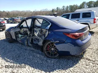 2020 Infiniti Q50 Red Sport 400 with VIN JN1FV7AP9LM630521, listed as a Copart auction lot 45951955 with 25,865 mi miles and Salvage title. Bid and sale history available at DreamBid. Image 2.