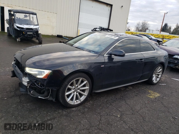 2016 Audi A5 Premium Plus с VIN WAUM2AFR5GA036310, выставлен на аукционе Copart как лот 85486794 с пробегом 92 305 миль миль и Списание • Salvage title. История ставок и продаж доступна на DreamBid. Изображение 1.
