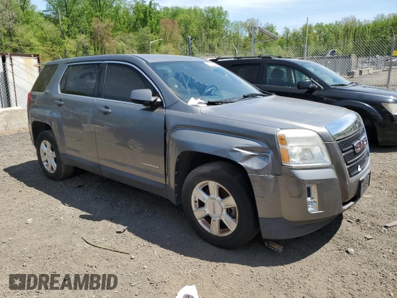 2012 GMC Terrain SLE-1 with VIN 2GKFLREK9C6243662, listed as a Copart auction lot 53615105 with 110,911 mi miles and Salvage Title. Bid and sale history available at carsss.com. Image 4.