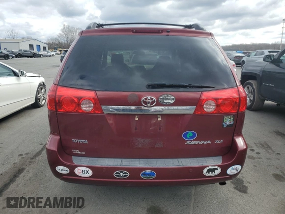 2008 Toyota Sienna XLE with VIN 5TDBK22C08S009120, listed as a Copart auction lot 45215415 with 196,927 mi miles and Salvage Title. Bid and sale history available at carsss.com. Image 6.