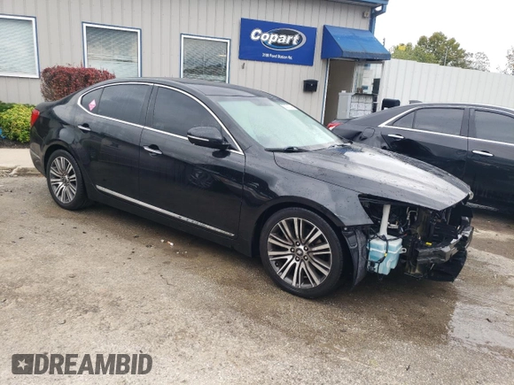 2014 Kia Cadenza Premium with VIN KNALN4D77E5142317, listed as a Copart auction lot 73571124 with 158,794 mi miles and Non Repairable. Bid and sale history available at carsss.com. Image 4.
