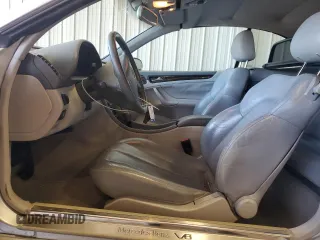 2002 Mercedes-Benz CLK 320/430 with VIN WDBLK70G92T123342, listed as a Copart auction lot 55802905 with 93,991 mi miles and Salvage Title. Bid and sale history available at DreamBid. Image 7.