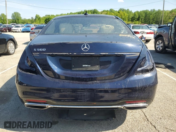 2019 Mercedes-Benz S 560 z VIN WDDUG8DBXKA450717, wystawiony jako Copart lot #53989545 z przebiegiem 25 621 mil mil oraz Szkoda całkowita • Salvage title. Historia ofert i sprzedaży dostępna na DreamBid. Obrazek 6.