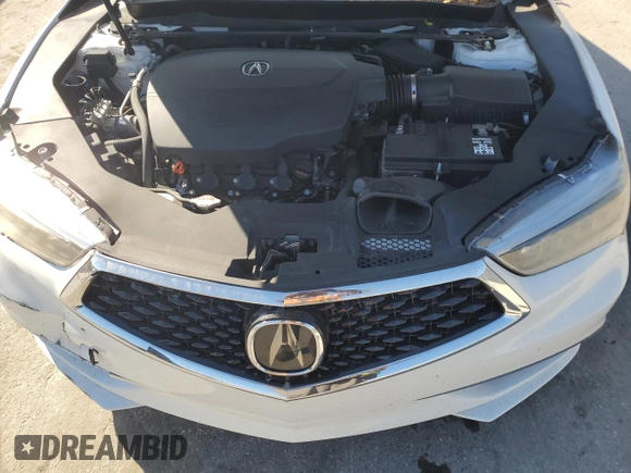 2020 Acura TLX w/Technology Pkg with VIN 19UUB2F40LA000825, listed as a Copart auction lot 43449455 with 50,008 mi miles and Salvage Title. Bid and sale history available at carsss.com. Image 11.