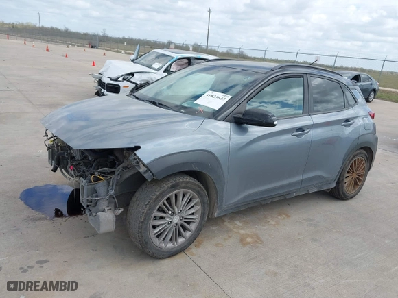 2018 Hyundai Kona SEL with VIN KM8K22AA7JU107493, listed as a IAAI auction lot 41823643 with 137,659 mi miles. Bid and sale history available at carsss.com. Image 2.