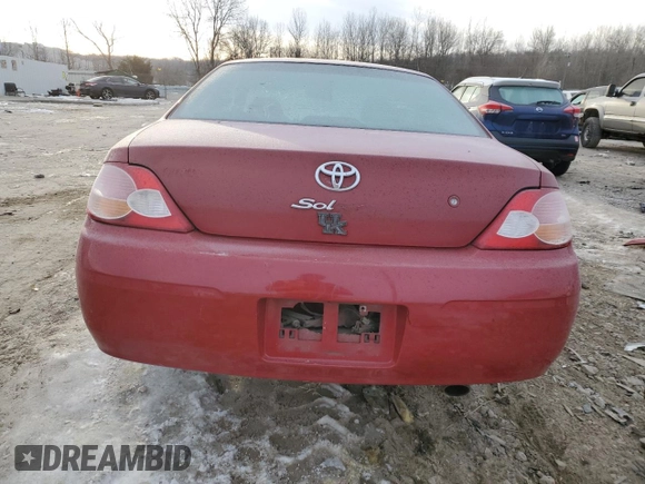 2003 Toyota Solara SE with VIN 2T1CE22PX3C025664, listed as a Copart auction lot 89074595 with Not provided miles and Non repairable. Bid and sale history available at DreamBid. Image 6.