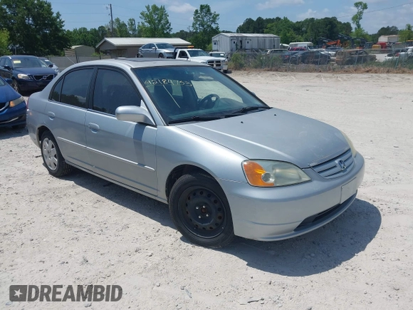 2002 Honda Civic EX with VIN 2HGES26752H548303, listed as a IAAI auction lot 42184753 with 138,873 mi miles and . Bid and sale history available at DreamBid. Image 1.