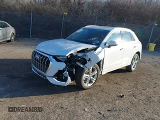2023 Audi Q3 S line Premium Plus with VIN WA1EECF37P1025146, listed as a IAAI auction lot 41520532 with 36,717 mi miles and . Bid and sale history available at DreamBid. Image 17.