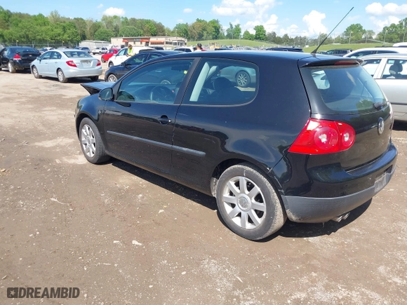 2007 Volkswagen Rabbit with VIN WVWAR71K77W076566, listed as a IAAI auction lot 42115752 with 161,639 mi miles. Bid and sale history available at carsss.com. Image 3.