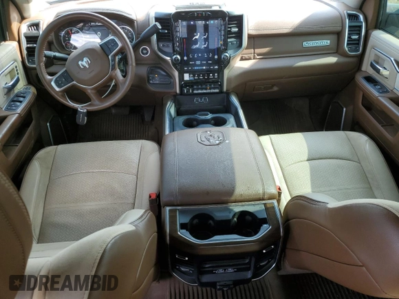 2023 Ram 3500 Laramie with VIN 3C63RRJL0PG501435, listed as a Copart auction lot 62786764 with 21,273 mi miles and Salvage Title. Bid and sale history available at carsss.com. Image 8.