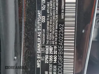 2014 Mercedes-Benz S 550 z VIN WDDUG8FB5EA022362, wystawiony jako Copart lot #83009334 z przebiegiem 150 558 mil mil oraz Szkoda całkowita • Salvage title. Historia ofert i sprzedaży dostępna na DreamBid. Obrazek 13.