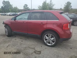2013 Ford Edge Limited with VIN 2FMDK3KC6DBE15750, listed as a Copart auction lot 55727365 with 169,368 mi miles and Salvage title. Bid and sale history available at DreamBid. Image 2.