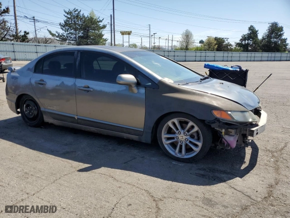 2008 Honda Civic Sdn Si with VIN 2HGFA55588H701189, listed as a Copart auction lot 52232765 with 305,360 mi miles and Salvage Title. Bid and sale history available at carsss.com. Image 4.