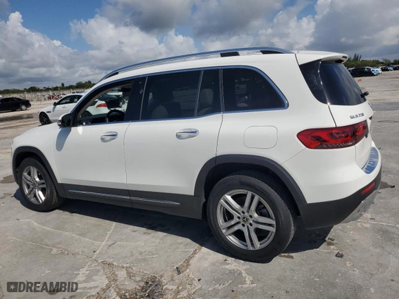 2023 Mercedes-Benz GLB with VIN W1N4M4GBXPW319717, listed as a Copart auction lot 51166105 with 20,803 mi miles and Salvage Title. Bid and sale history available at carsss.com. Image 2.